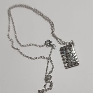 Effy Silver Tone Chain Necklace with Pendant Shopping At Sea